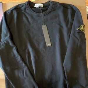 Stone Island - Garment Dyed Crew Sweat - Navy - XL